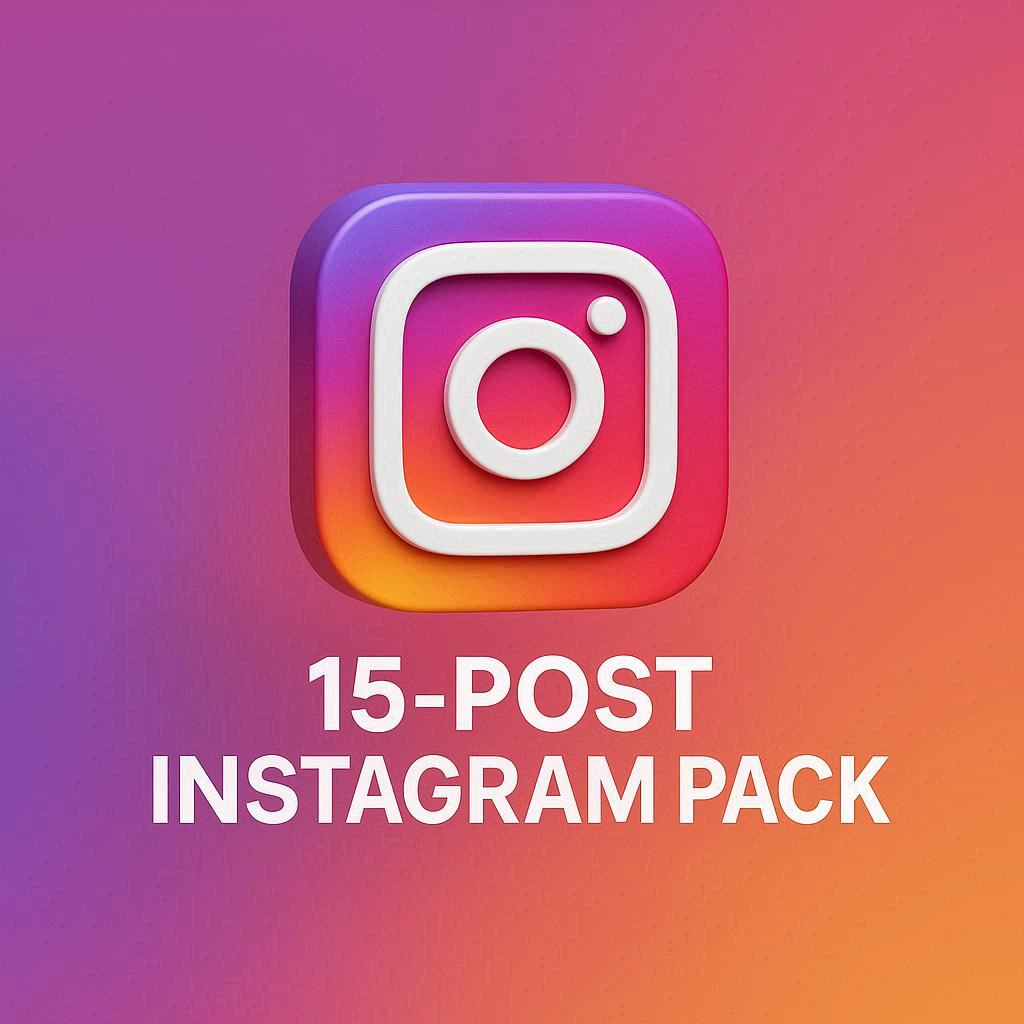 15-Post Instagram Pack