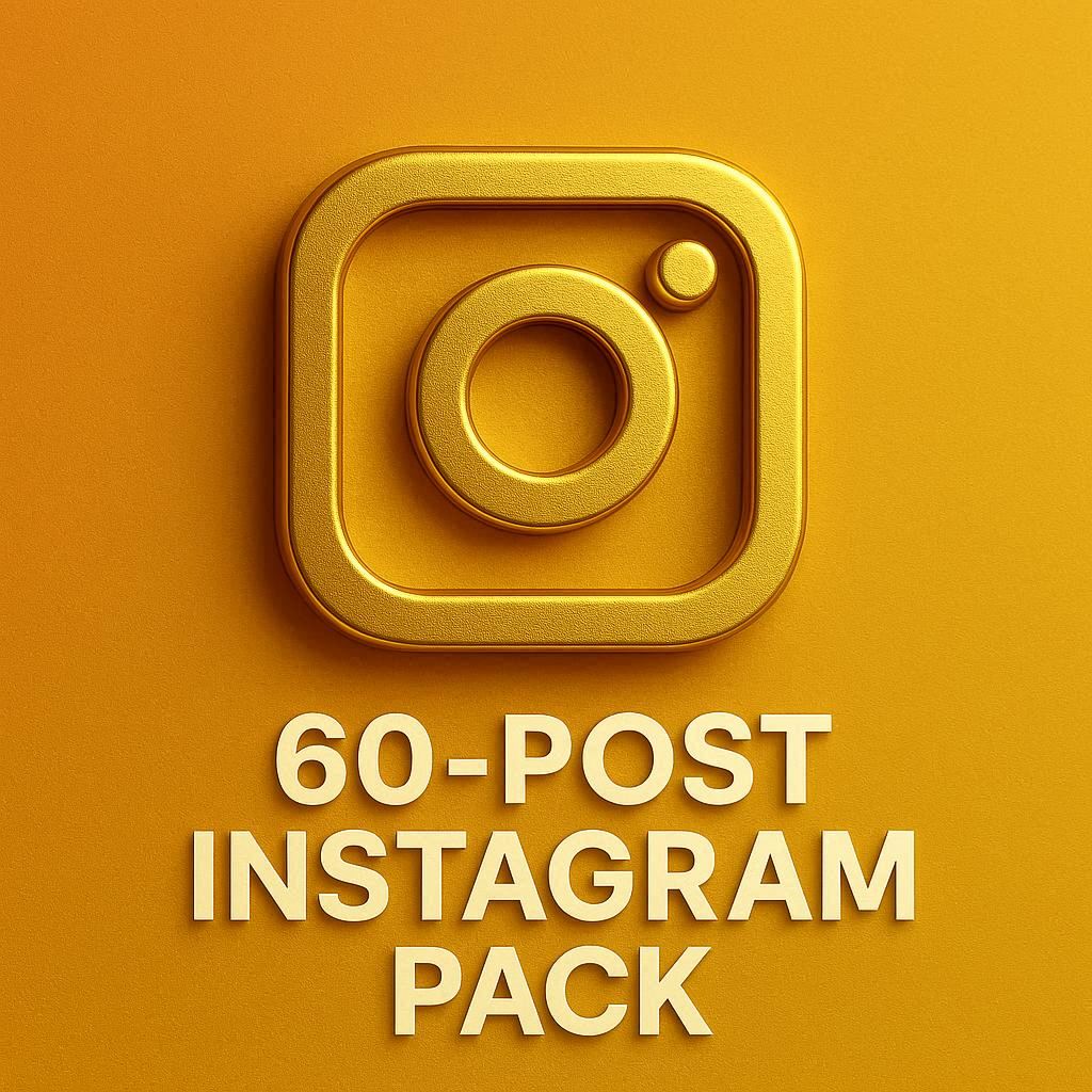60-Post Instagram Pack